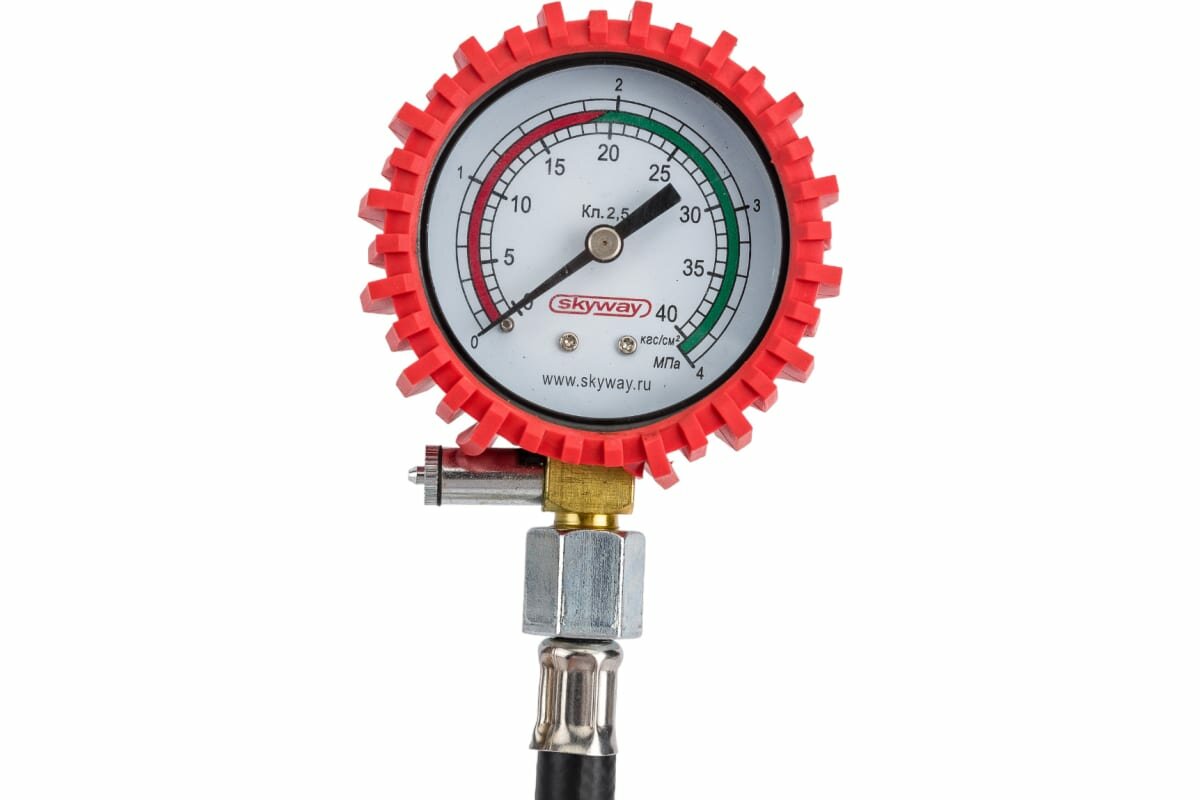Компрессометр дизельный универсальный SKYWAY в защитном чехле, S07901007 - фотография № 7