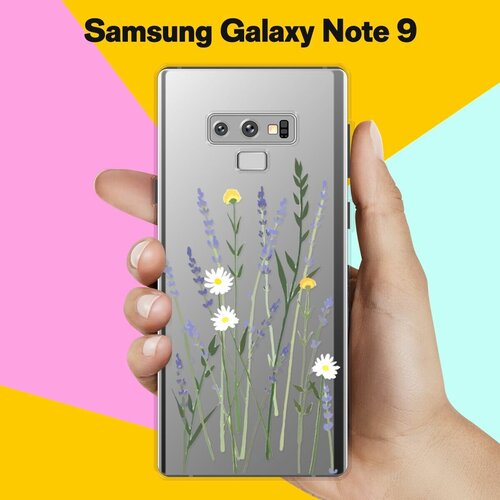 Силиконовый чехол на Samsung Galaxy Note 9 Лаванда / для Самсунг Галакси Ноут 9