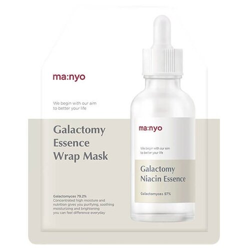 фото Manyo factory гидрогелевая маска с экстрактом галактомисис galatomy essence wrap mask, 35 г