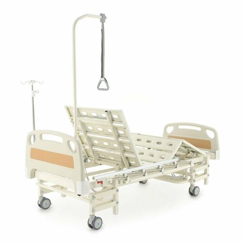 Кровать для лежачих больных Мед-Мос DB-6 (ME-3018Д-09), без удлинения ложа, с аккумулятором, с матрасом, электрическая