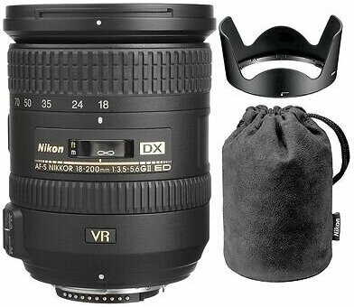 Объектив Nikon 18-200mm f/35-56G ED AF-S VR II DX Zoom-Nikkor