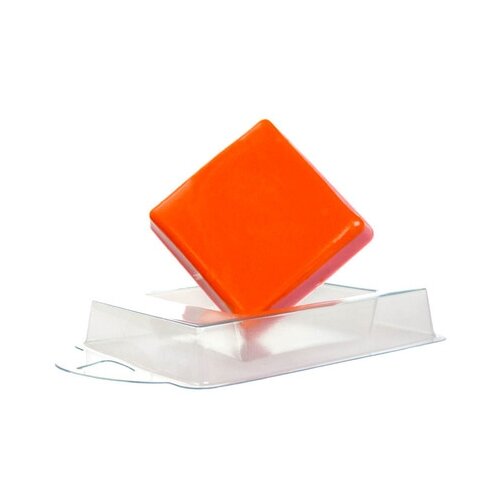 Пластиковая форма для мыла и шоколада Геометрия квадрат без ложемента