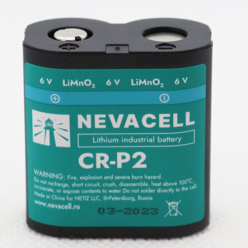 Батарейка NevaCell CR-P2, 6V батарейка gopower cr p2 lithium 6v 1шт