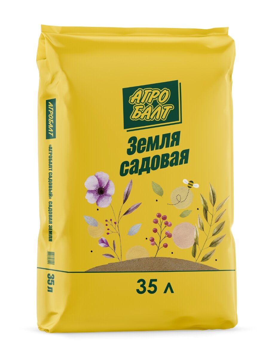 Садовая земля 35 л Агробалт