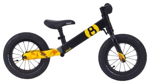 Беговел детский Bike8 - Suspension - Standart (Black-Yellow)