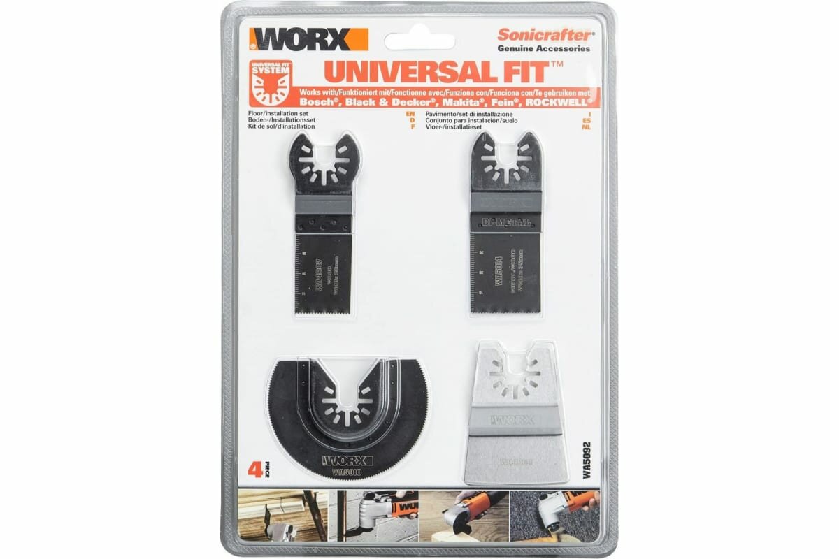 Набор насадок для реноватора WORX - фото №4