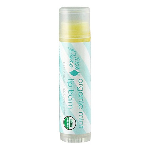 фото 100% Pure Бальзам для губ Organic mint