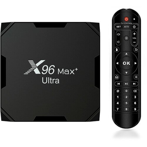 Андроид ТВ приставка X96 Max Plus Ultra 4GB+32GB, S905x4, Android 11.0, Bluetooth, WiFi 2.4/5