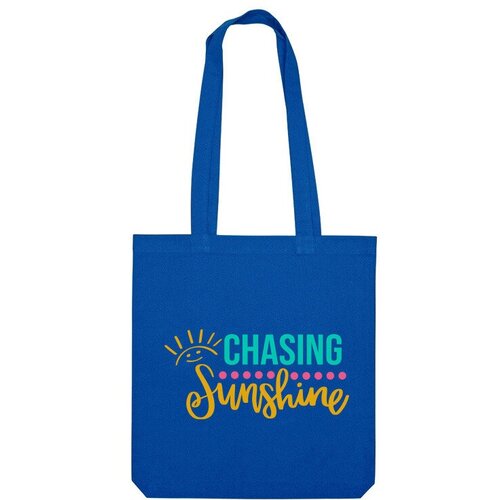 Сумка шоппер Us Basic, синий мужская футболка chasing sunshine в погоне за солнцем m зеленый