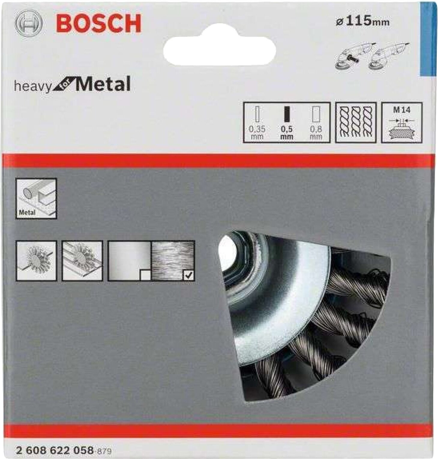 Коническая щетка Bosch - фото №3