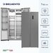 Холодильник Side by side Delvento VSG96101 серебристый