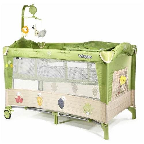 Манеж-кровать Babyton Dreamy Green P610