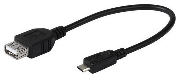 Разветвитель для компьютера Vivanco USB мама/microUSB папа OTG 0,15м (45298)