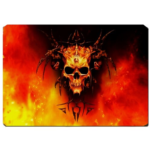 фото Игровой коврик для мыши адский череп drabs