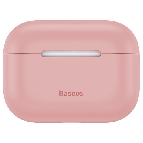 фото Чехол для беспроводных наушников wiappod-abz04 baseus super thin silica gel case for pods pro pink,розовый