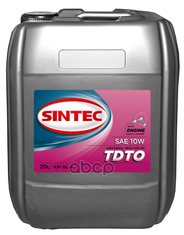 Масло Трансмиссионное Sintec Tdto Sae 10W Api Gl-4 20Л SINTEC арт. 900351