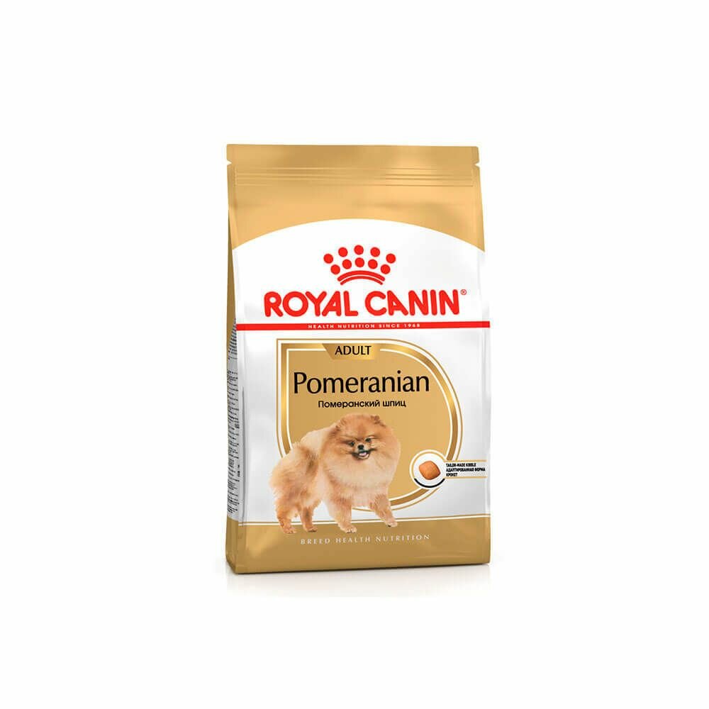 ROYAL CANIN POMERANIAN ADULT 500 г сухой корм для собак породы Померанский шпиц в возрасте от 8 месяцев 3 шт