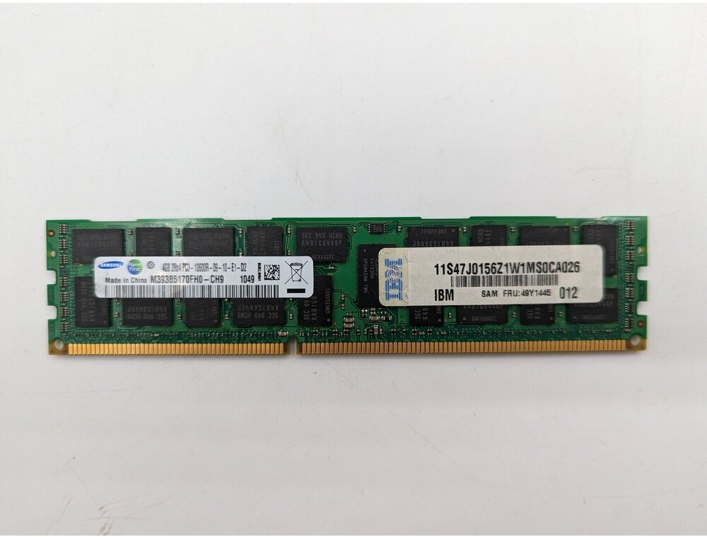 Модуль памяти M393B5170FH0-CH9, 49Y1445, 47J0156, Samsung, IBM, DDR3, 4Gb