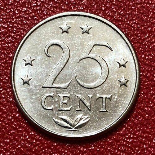 Монета Антильские острова 25 центов 1975 года #4-8