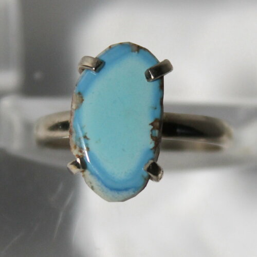 Кольцо True Stones, бирюза, размер 17, голубой кулон с камнем бирюза true stones