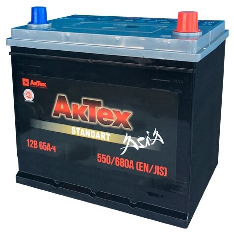 AKTEX ATSTA 65-3-R Аккумулятор актех ASIA 65 А/ч обратная R+ 235x175x221 EN550 А