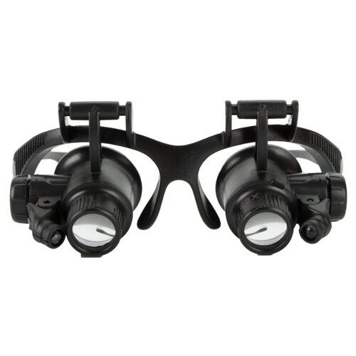 фото Ювелирные очки - лупа (10 - 15 - 20 - 25 х) с подсветкой nobrand