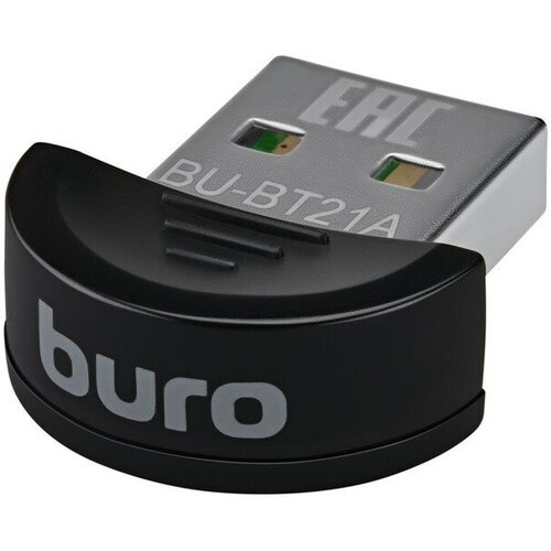 Bluetooth-адаптер Buro BU-BT21A, вер. 2.1, USB, чёрный