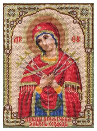 Набор для вышивания "PANNA" CM-1371 ( ЦМ-1371 ) "Икона Божией Матери Умягчение Злых Сердец"