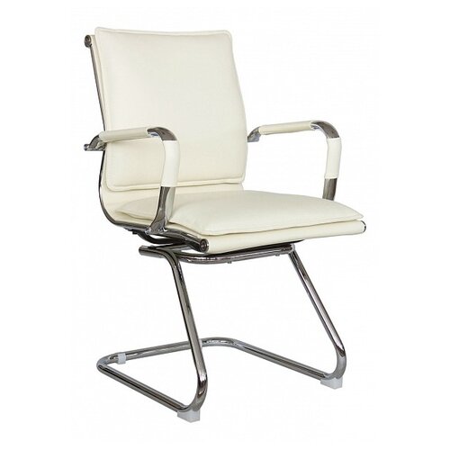 Кресло Riva Chair 6003-3, Цвет обивки: бежевый, Цвет корпуса: хром