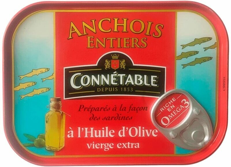 Анчоусы Connetable в оливковом масле экстра, 100г