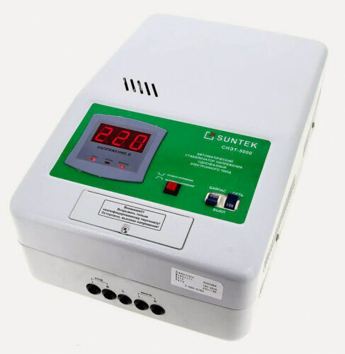 Изображение товара Стабилизатор напряжения Suntek РЛ 5000 ВА, 120-285В