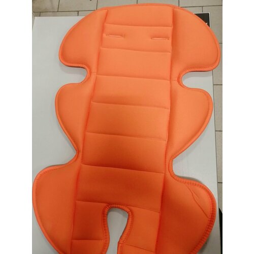 Вкладыш для детского автокресла сплошной оранжевый замок для детского автокресла