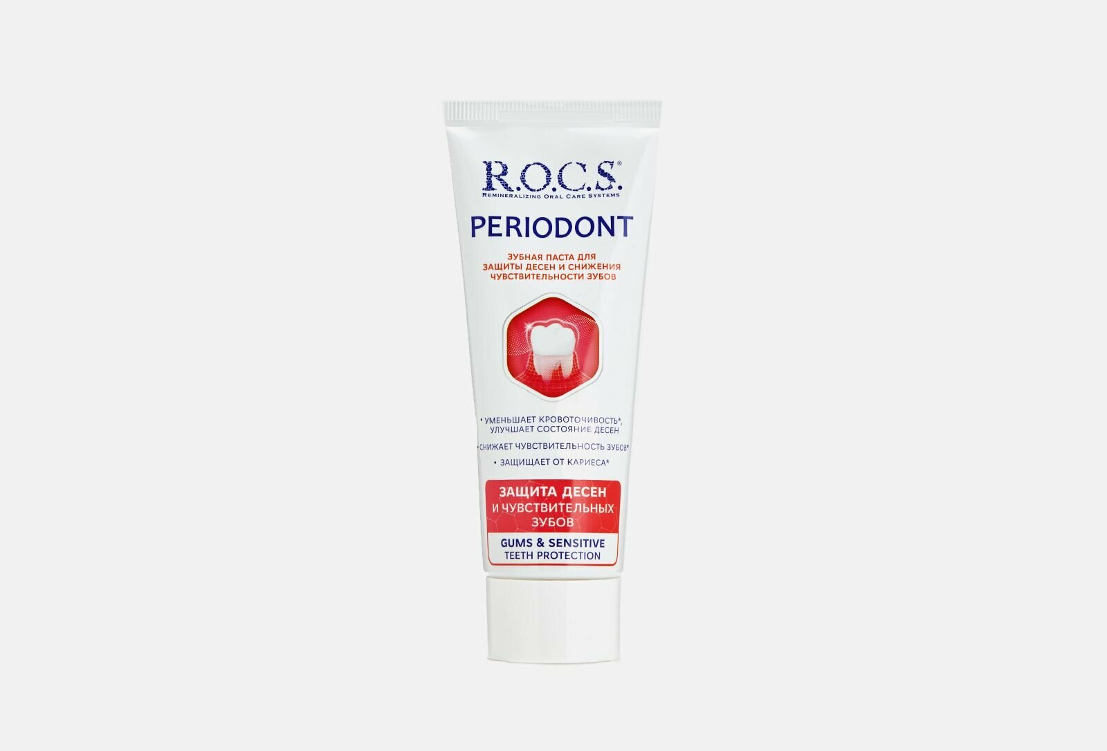 R.O.C.S. Зубная паста для защиты десен и чувствительных зубов Periodont, 94 г (R.O.C.S., ) - фото №2