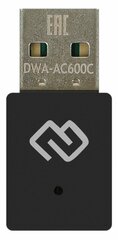 Сетевой адаптер Wi-Fi Digma DWA-AC600C AC600 USB 2.0 (ант. внутр.) 1ант. (упак:1шт)