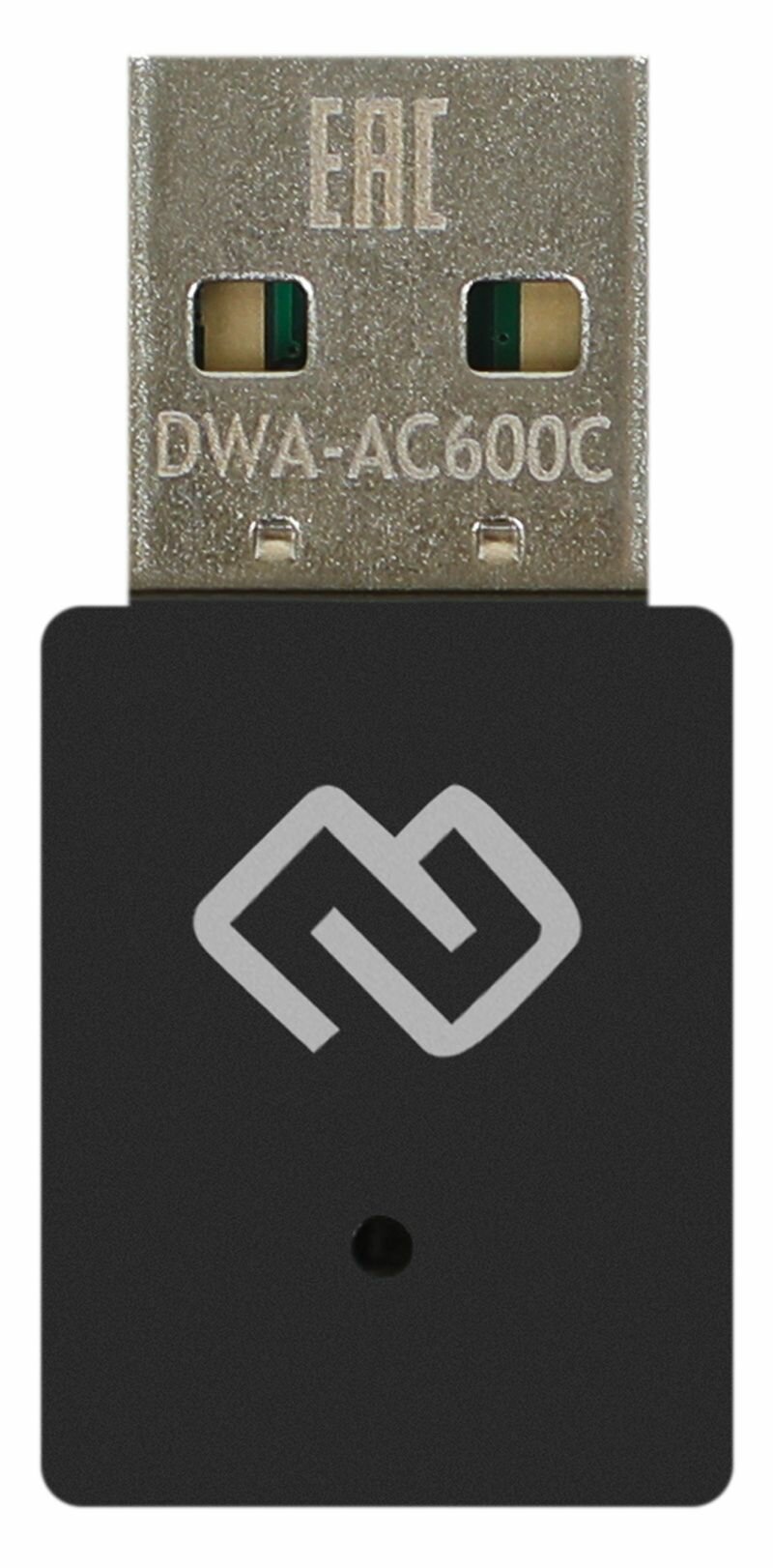 Сетевой адаптер Wi-Fi Digma DWA-AC600C AC600 USB 2.0 (ант. внутр.) 1ант. (упак:1шт)