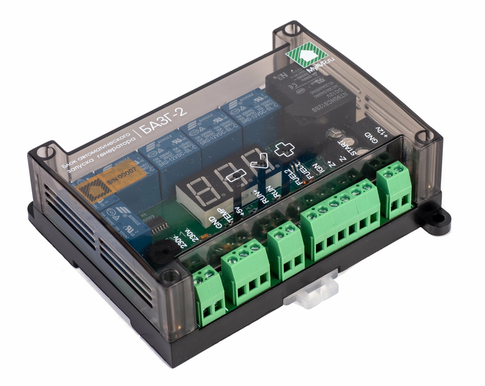 Контроллер автоматического запуска генератора БАЗГ-2 с термодатчиком - фотография № 1