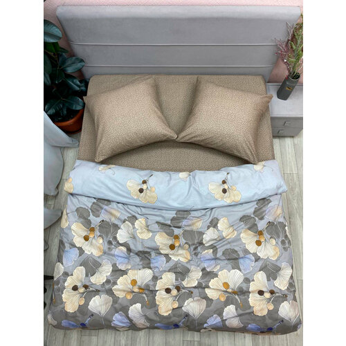 коричневый, голубой