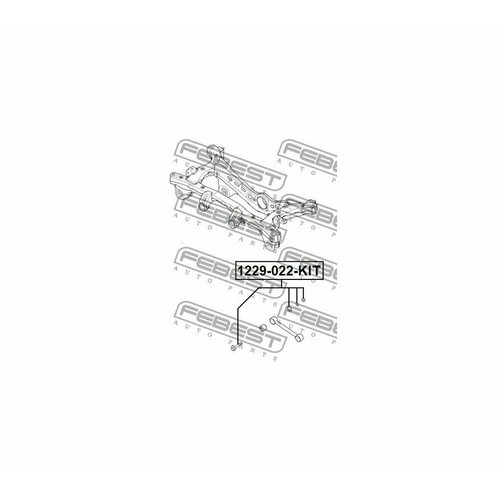 Болт С Эксцентриком Ремкомплект Febest 1229-022-Kit Febest арт. 1229022KIT