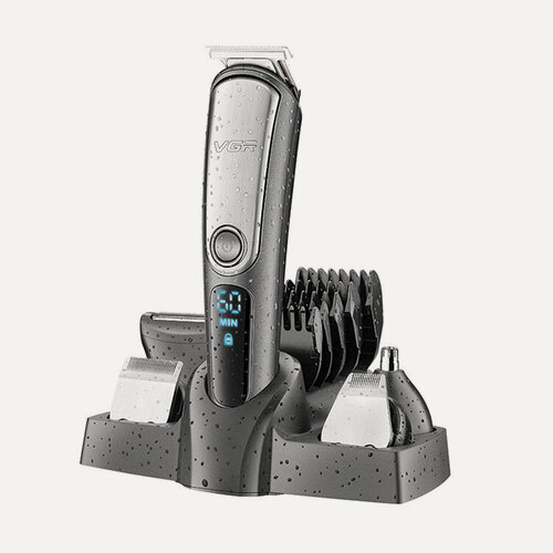 Изображение товара Беспроводной триммер 5 в 1 для стрижки волос, бороды, усов, носа, бровей, электробритва