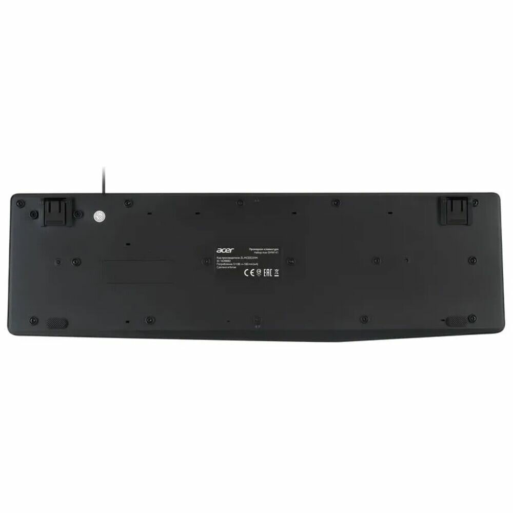 Клавиатура+мышь Acer OMW141 черный (ZL MCEEE01M)
