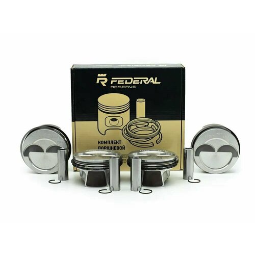 Моторкомплект 21116 Granta (поршни + кольца + пальцы) (82.0, B) 8V 1.6L безвтыковые Federal Reserve