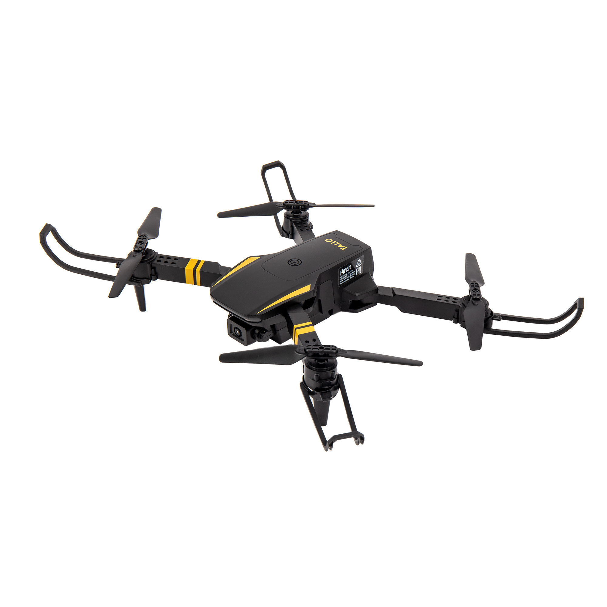 Квадрокоптер Hiper Tallo FPV HQC-0029 VGA WiFi ПДУ черный/оранжевый — фото 17
