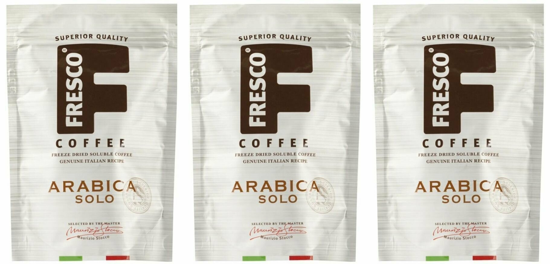 Кофе растворимый Fresco Arabica Solo сублимированный, пакет, 3 уп. по 75 г - фотография № 3