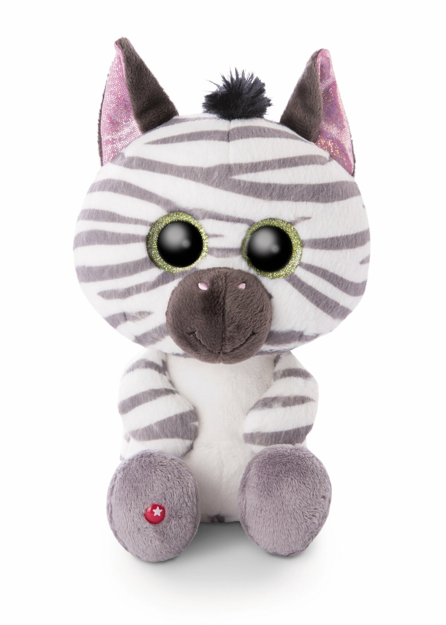 Мягкая игрушка "Зебра Манкалита" Nici 46951, текстиль, высота 25см