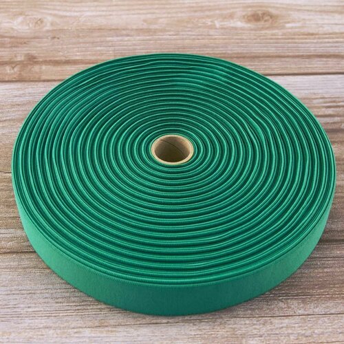 Резинка для шитья, цвет ярко-зеленый, ширина 30 мм, 25 метров резинка для шитья цвет темно серый ширина 30 мм 25 метров