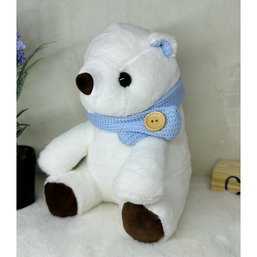 Мягкая игрушка пухлый мишка/медведь в шарфике 30 см мягкая игрушка пухлый мишка медведь мишка в шарфике 30 см