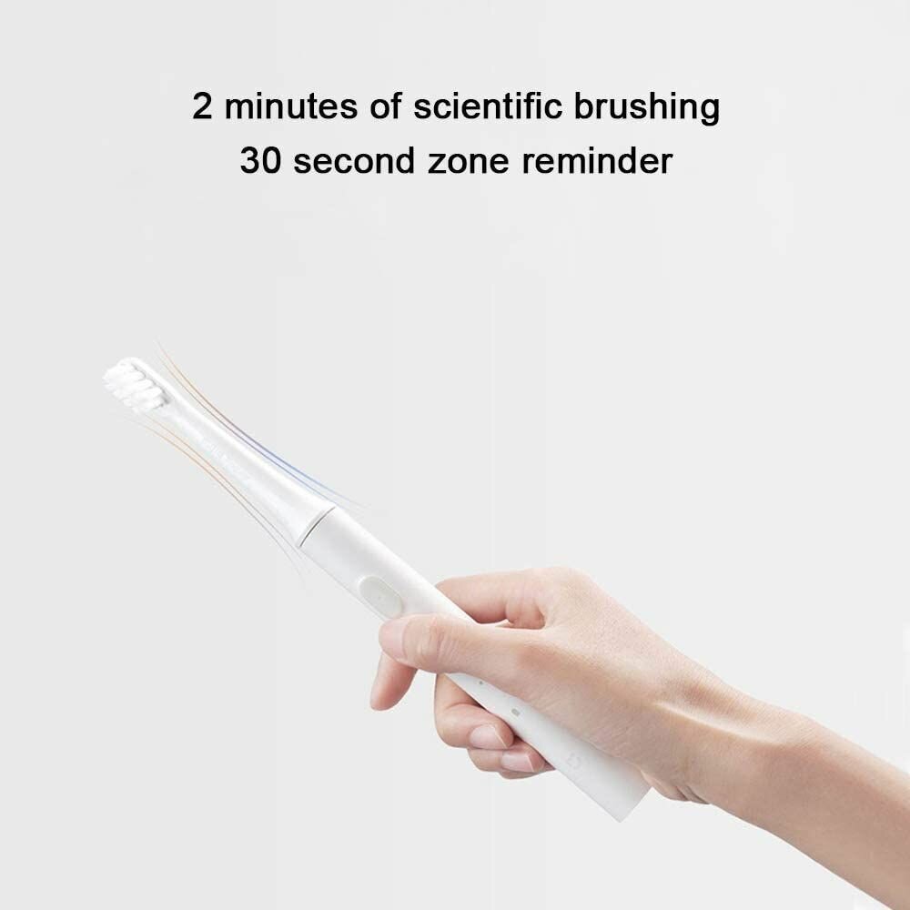 Электрическая зубная щетка Xiaomi Mijia T100 белая - фотография № 4