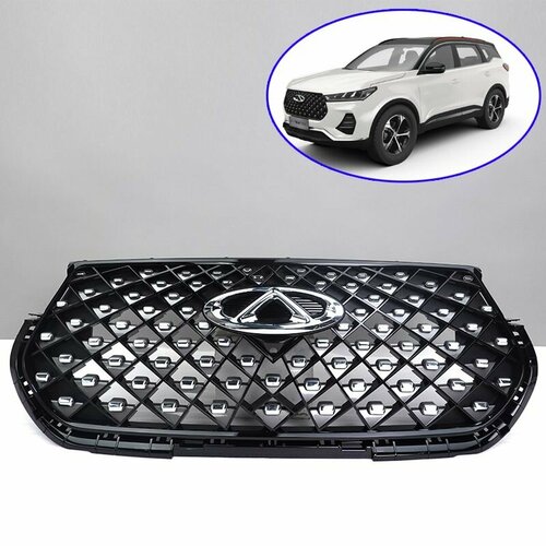 Решетка радиатора Chery Tiggo 7 Pro (Чери Тигго 7 Про) в сборе с ...