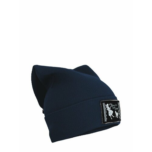 фото Шапка mialt, размер 52-54, синий