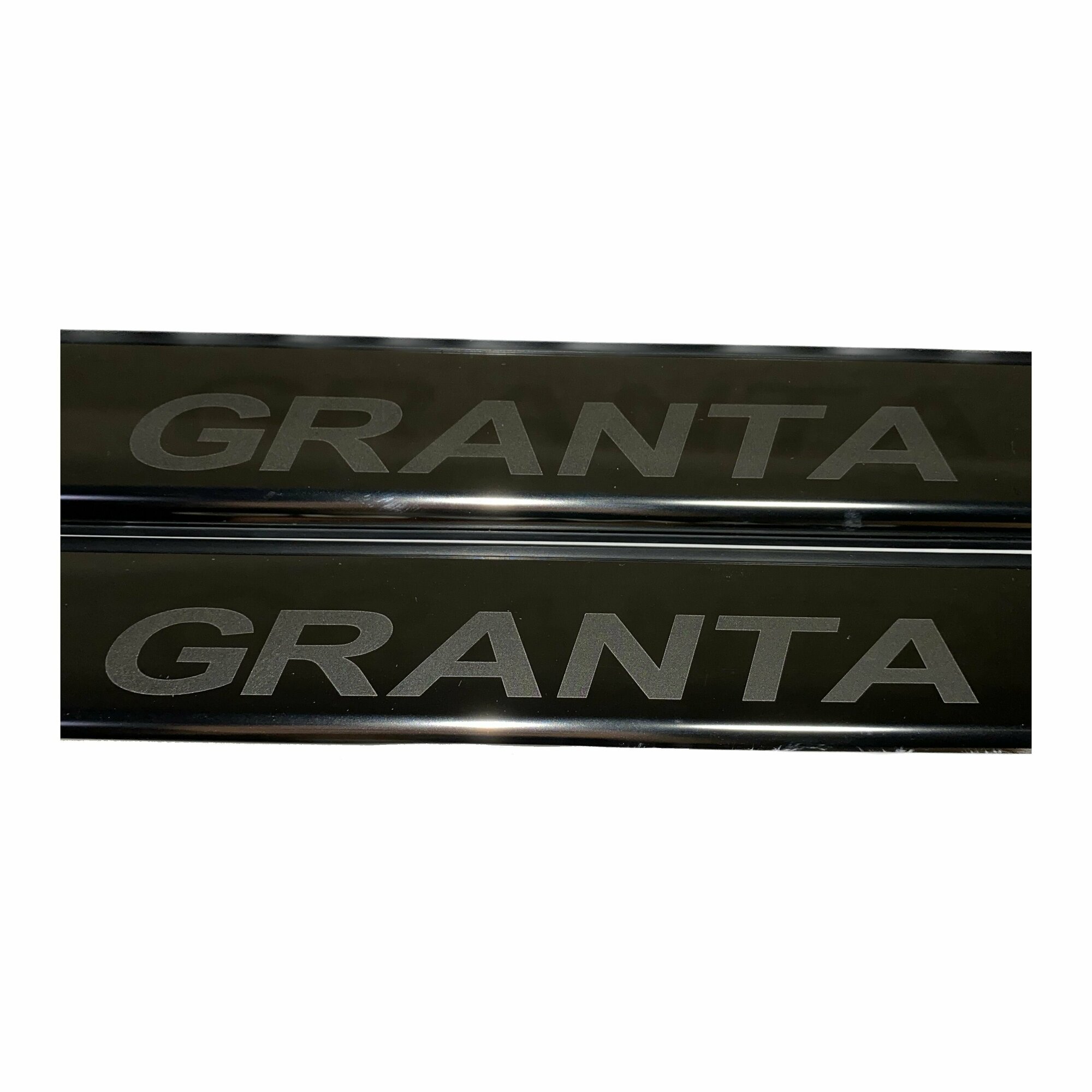 Накладки на пороги AutoMax для Lada Granta 2011-2018 2018-н. в, нерж. сталь, с надписью, 4 шт, AMLAGRA01 — фото 15